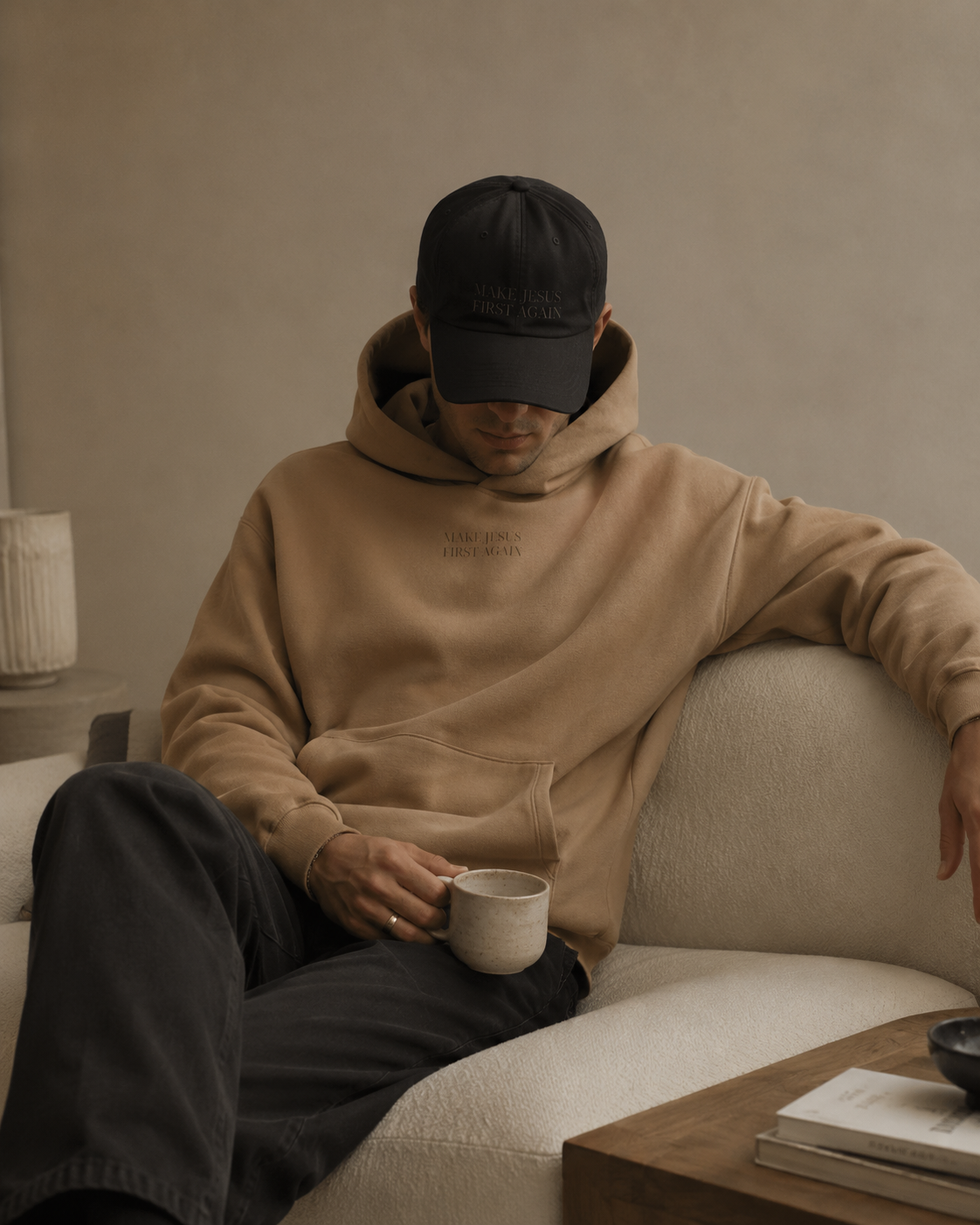 Make Jesus First Again – Oversized Hoodie