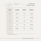 The Broad Design Studio — Old Gold Embroidered Youth Crew