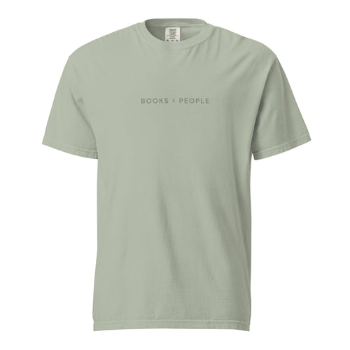 Books > People — Green Printed Tee