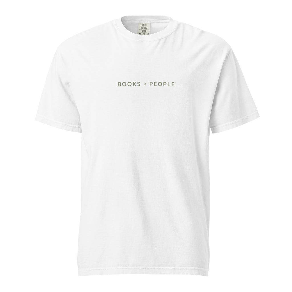 Books > People — Green Printed Tee