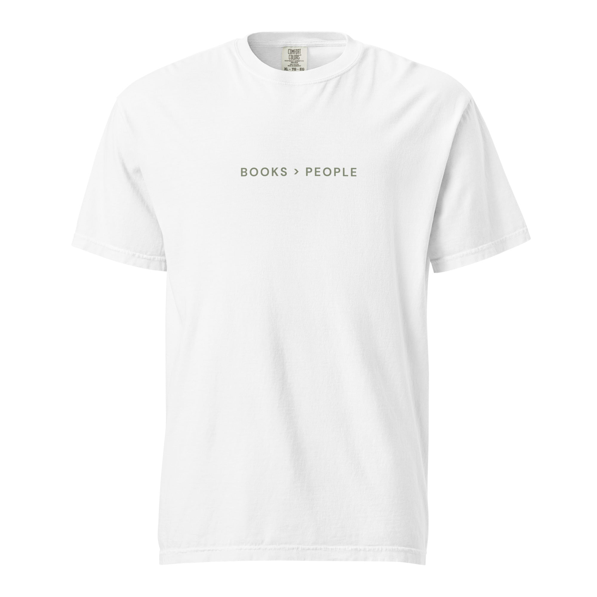 Books > People — Green Printed Tee