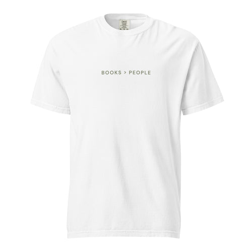Books > People — Green Printed Tee