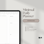 Minimal Daily Planner Template