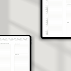 Minimal Daily Planner Template