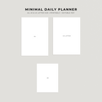Minimal Daily Planner Template
