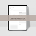 Recipe Journal Template 1.0