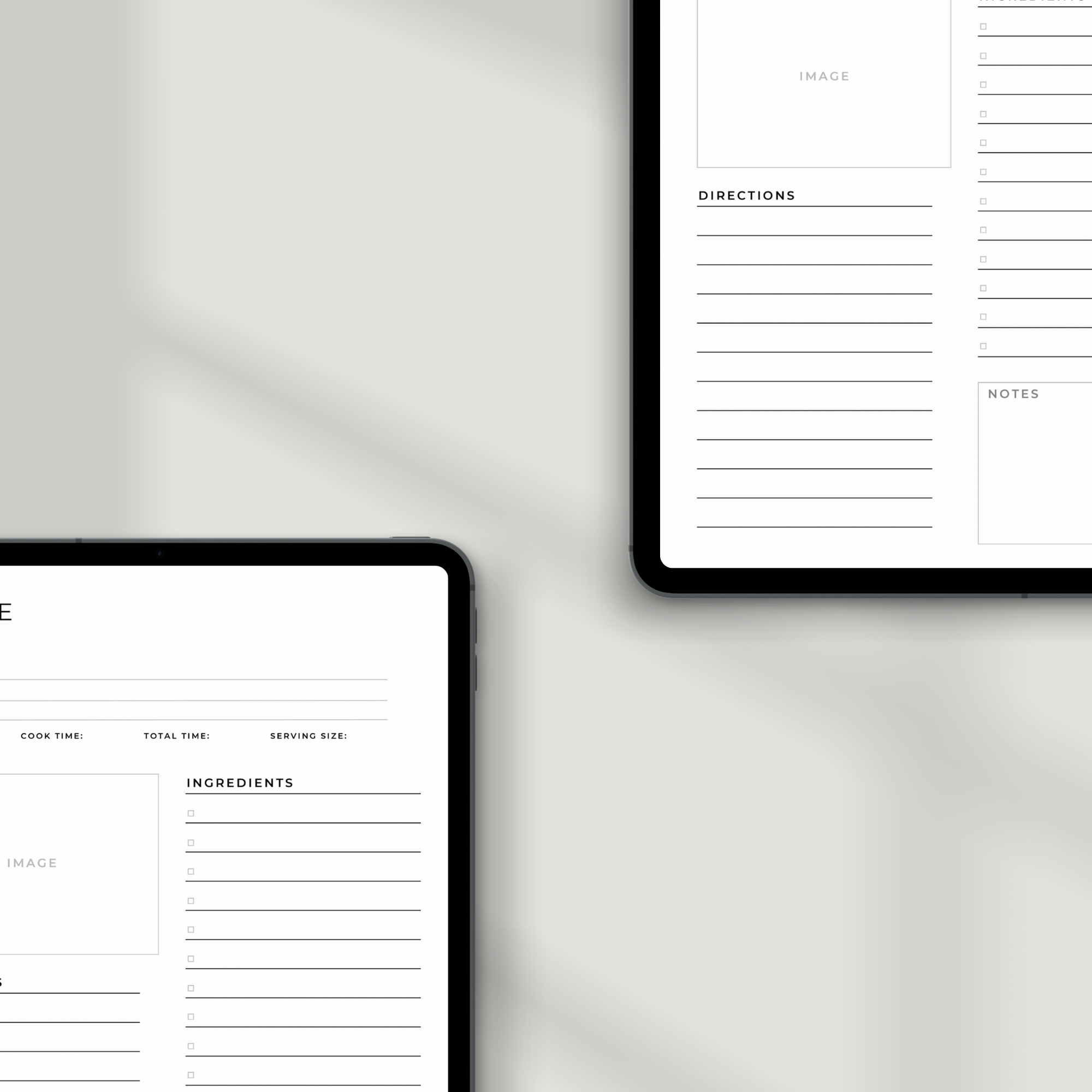 Recipe Journal Template 1.0