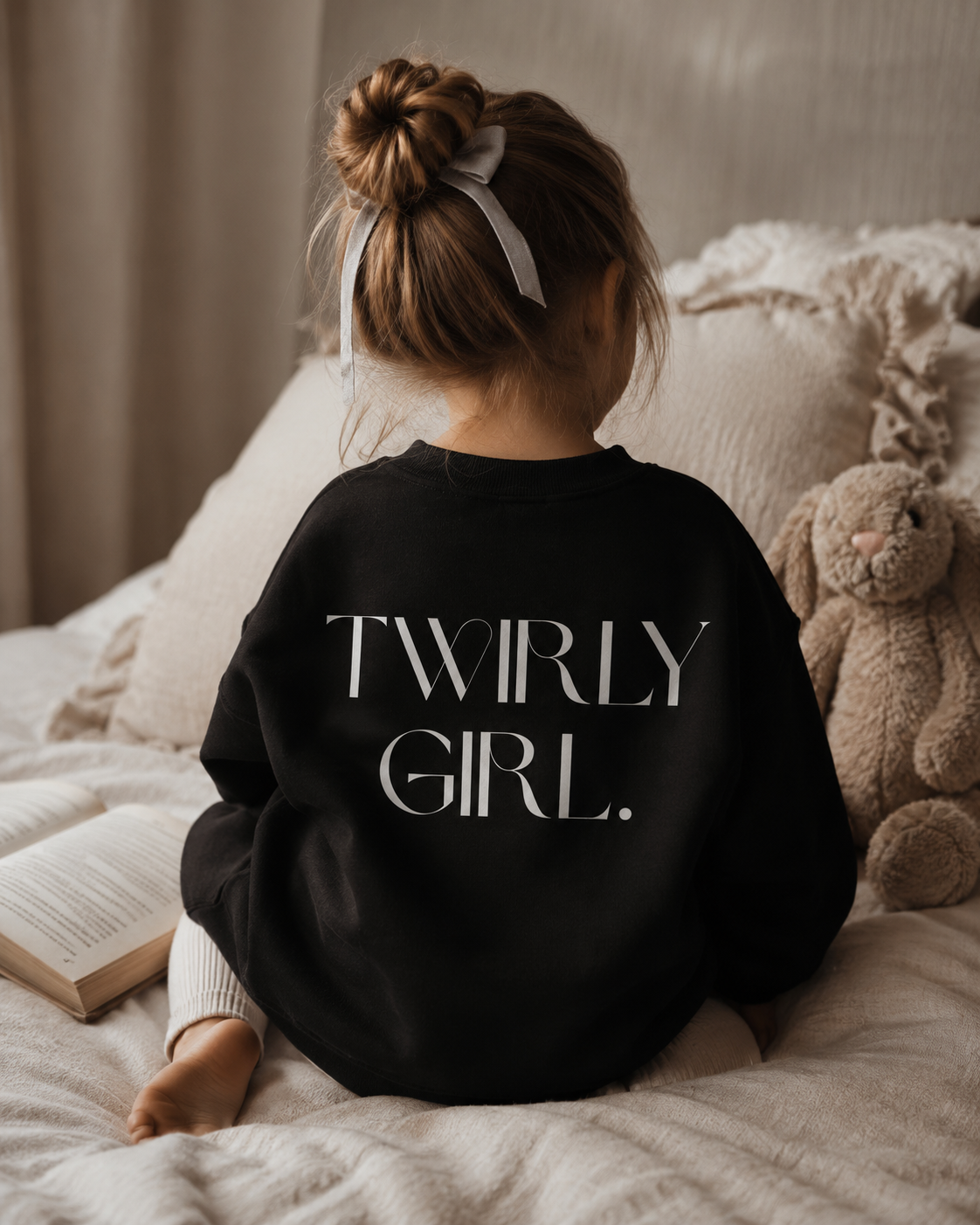 Twirly Girl – Youth Crewneck Sweatshirt